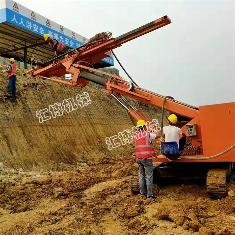 山體護坡鉆孔機，全液壓錨固鉆機現(xiàn)貨出售
